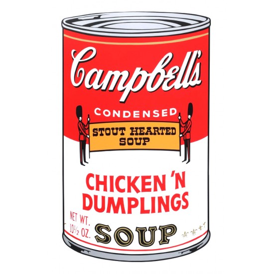 Andy Warhol "Chicken 'N Dumplings Soup - Campbell's Soup"