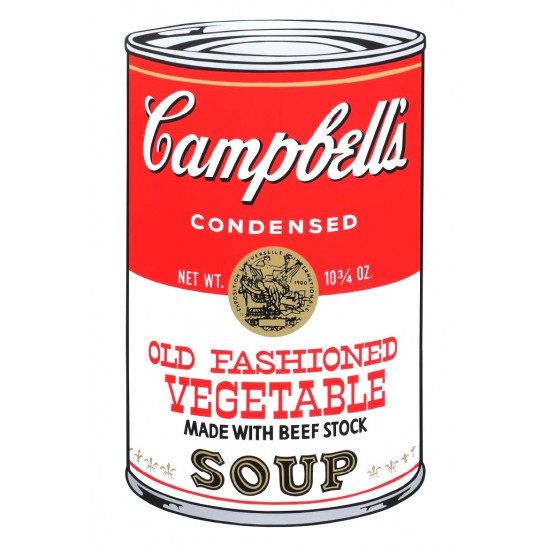 Andy Warhol "Old Fashioned Vegetable Soup - Campbell's Soup"
