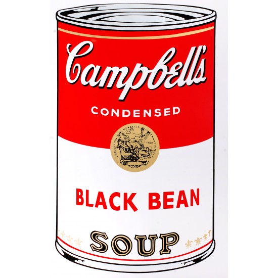 Andy Warhol "Campbell's Black Bean Soup", cd