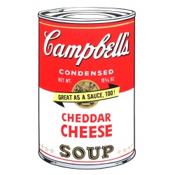 Andy Warhol "Cheddar Cheese Soup - Campbell's Soup" Andy Warhol "Cheddar Cheese Soup - Campbell's Soup"