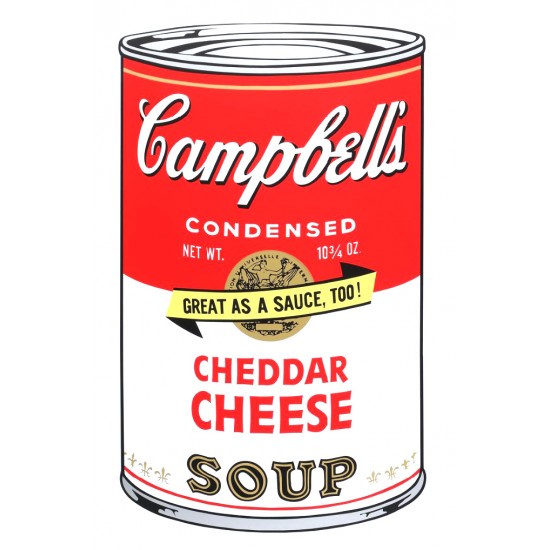 Andy Warhol "Cheddar Cheese Soup - Campbell's Soup" Andy Warhol "Cheddar Cheese Soup - Campbell's Soup"