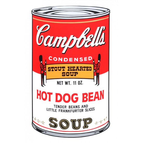 Andy Warhol "Hot Dog Bean Soup - Campbell's Soup"