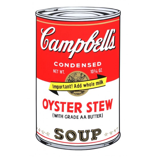 Andy Warhol "Oyster Stew Soup - Campbell's Soup"