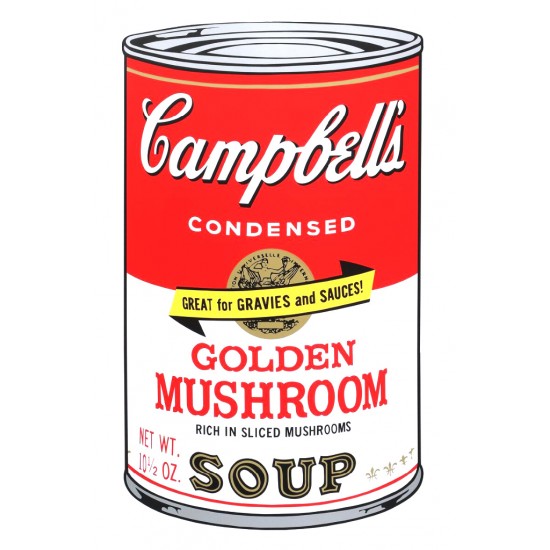 Andy Warhol "Golden Mushroom Soup - Campbell's Soup"