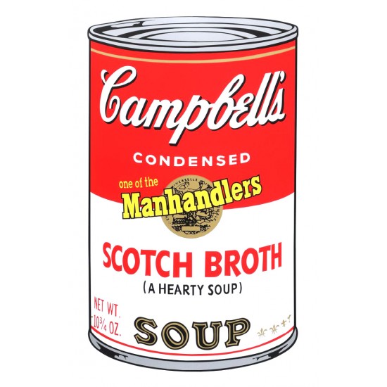 Andy Warhol "Manhandlers Scotch Broth Soup - Campbell's Soup"