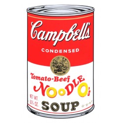 Andy Warhol "Tomato-Beef Noodle Soup - Campbell's Soup" Andy Warhol "Tomato-Beef Noodle Soup - Campbell's Soup"