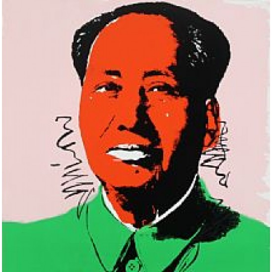 Andy Warhol " Mao" Serigraphy 91x 91, cd