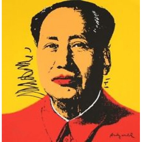 Andy Warhol, MAO ZEDONG Lithography, 60x60 cm, stamped CMOA, cd