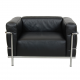 Le Corbusier LC-3 Loungechair in black leather