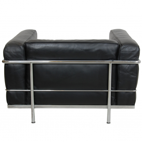 Le Corbusier LC-3 Loungechair in black leather