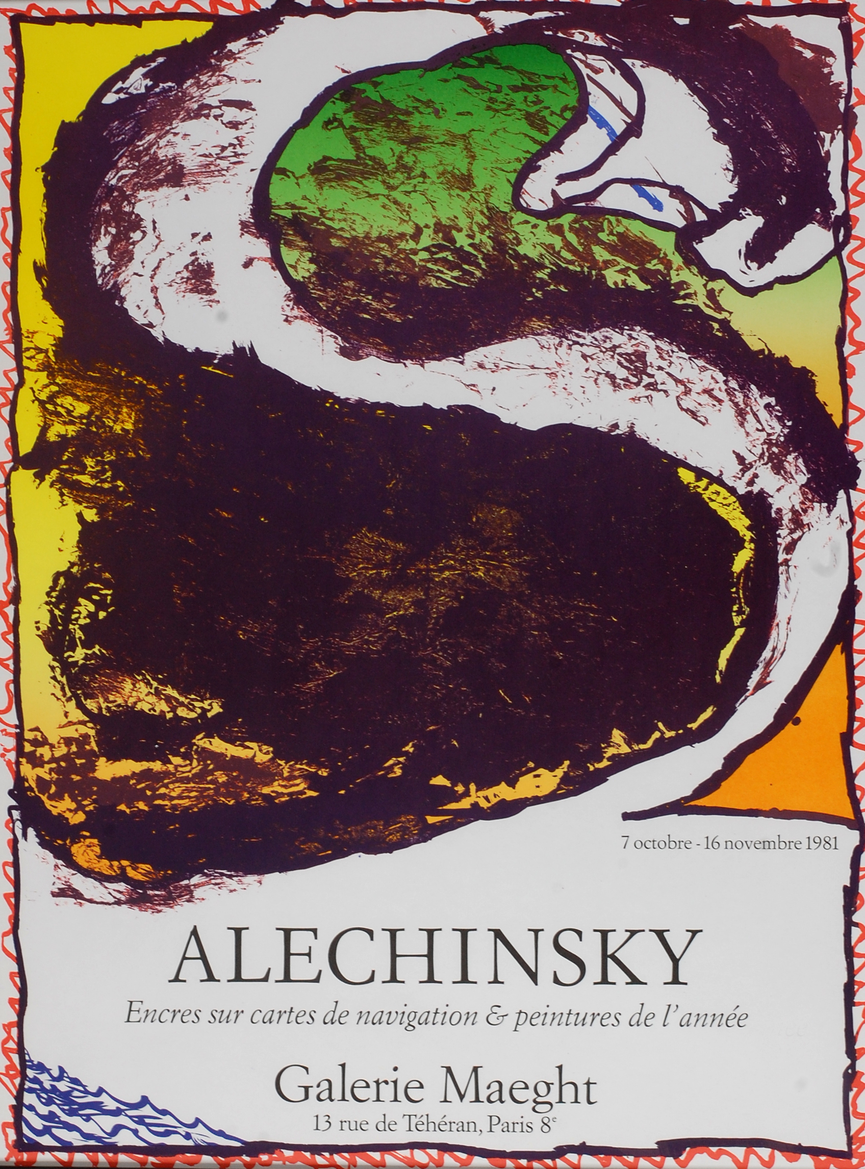 Alechinsky; Encres sur cartes de & peitures de l´année,