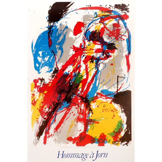 Asger Jorn 'Hommage á Jorn' Art poster