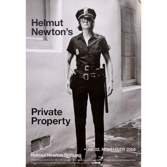 Helmut Newton "Private Property" Plakat