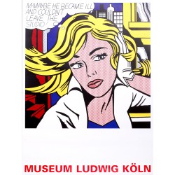 Roy Lichtenstein "M-Maybe" Pop Art Art print 80x60