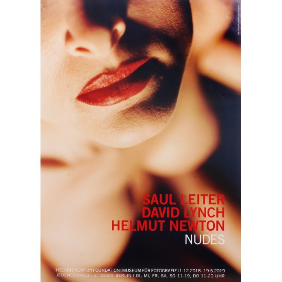 Saul Leiter, David Lynch, Helmut Newton "Nudes" Plakat