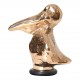 Bernhard Lipsøe Gilded bronze sculpture of a pelican H: 9,5