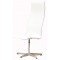 Arne Jacobsen High Oxford chair with white leather