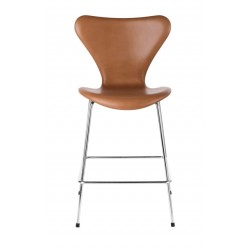 Arne Jacobsen 3197/3187, syveren barstol i  Walnut anilin læder Arne Jacobsen 3197/3187, syveren barstol i  Walnut anilin læder