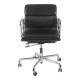 Charles Eames office chair, EA-217 with black leather